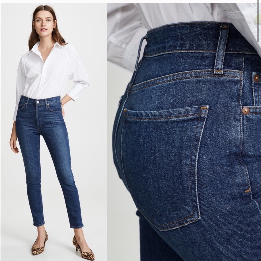 NWT Agolde Niko high rise jeans - Picture 5 of 8